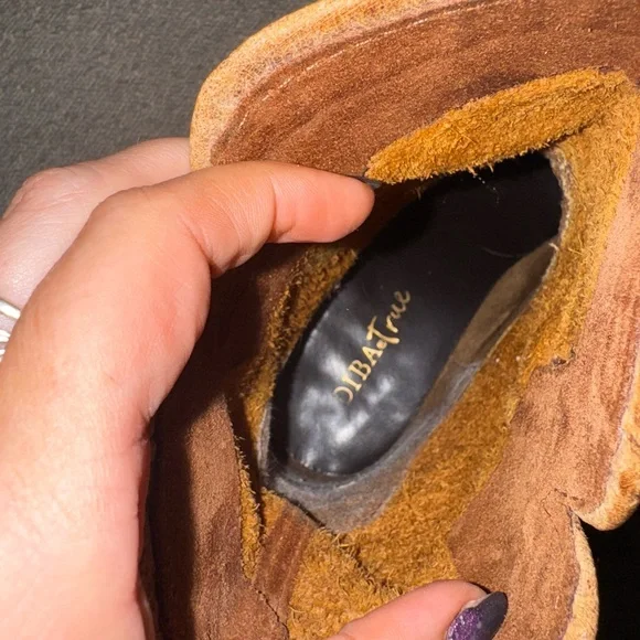 Diba true Brown Leather cowboy Boots womens 8 - Picture 5 of 5